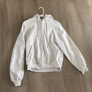 Garage Gray Zip-Up Hoodie